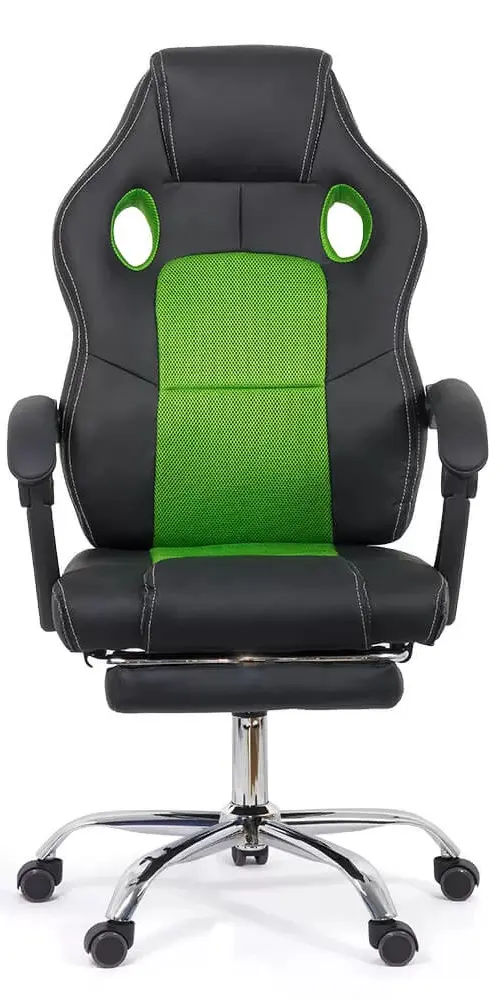 Fotoliu gaming Prestige Chairs OFF 3091 (Black/Green) - 5