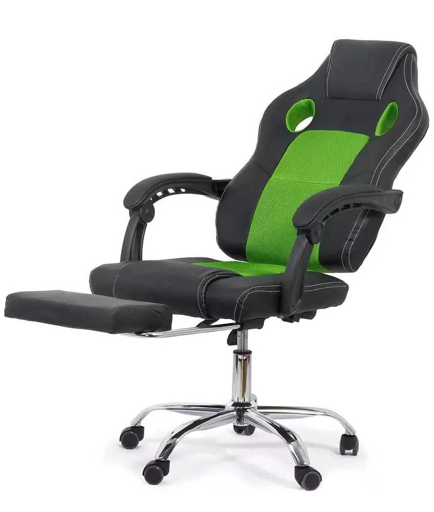 Fotoliu gaming Prestige Chairs OFF 3091 (Black/Green)