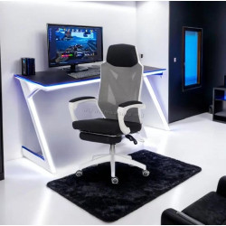 Игровое кресло Prestige Chairs OFF 424 (Black/Grey)