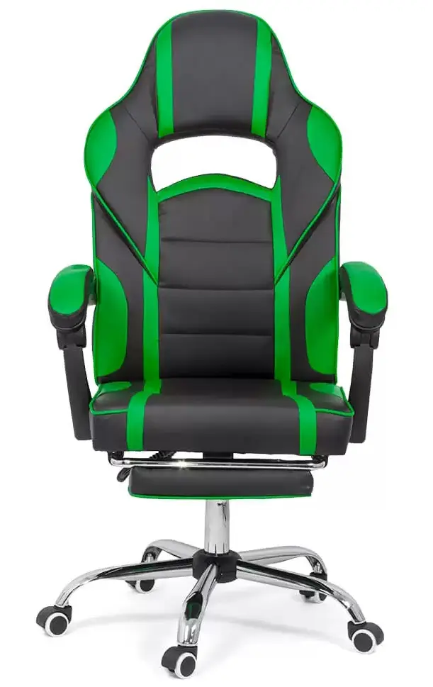 Кресло геймерское Prestige Chairs OFF 302 (Black/Green) - 2