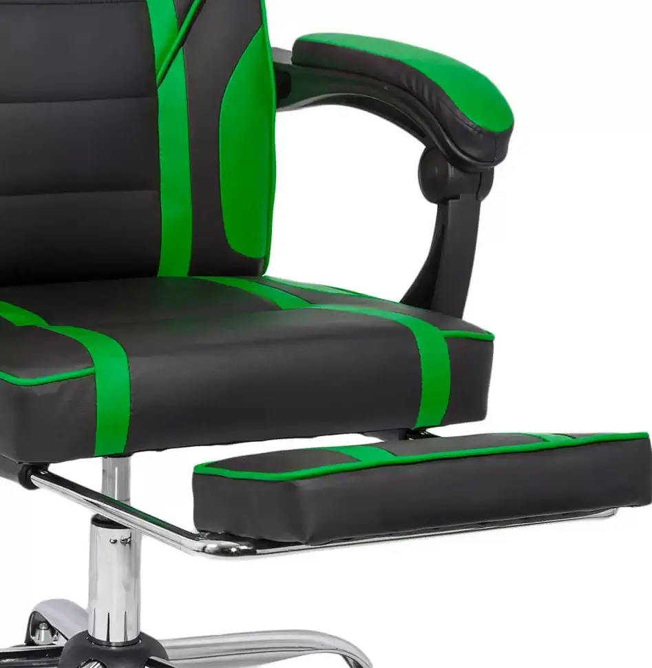 Кресло геймерское Prestige Chairs OFF 302 (Black/Green) - 4