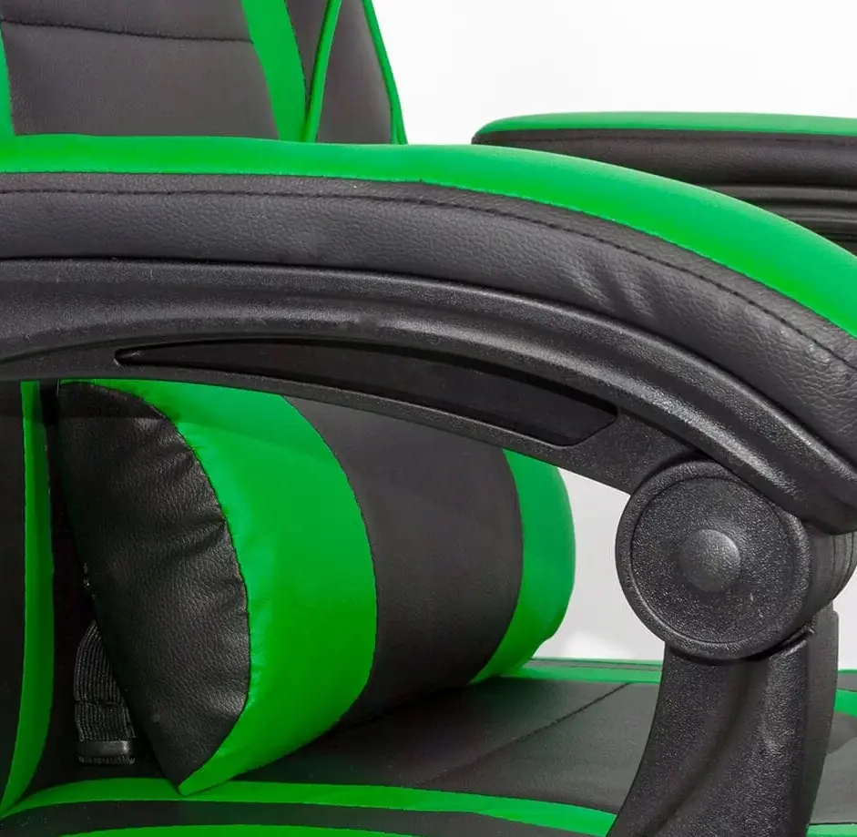 Кресло геймерское Prestige Chairs OFF 302 (Black/Green) - 5