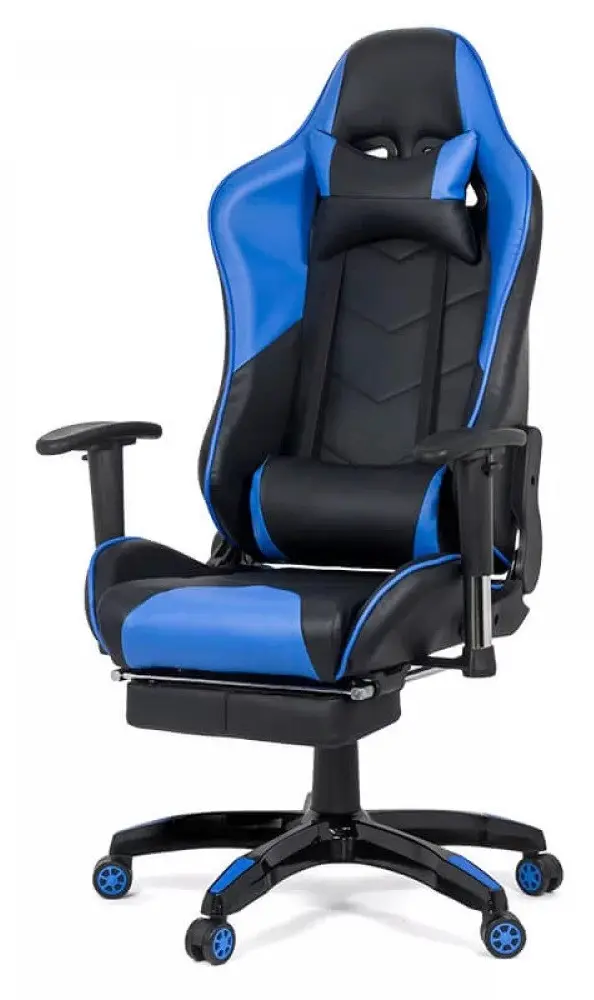 Fotoliu gaming  Prestige Chairs OFF 306 (Black/Blue) - 2