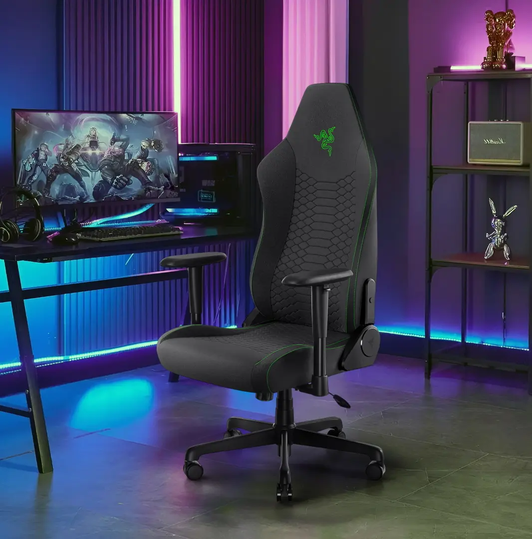 Fotoliu gaming Razer Iskur V2 X Fabric (Black/Green)