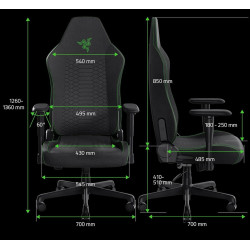 Fotoliu gaming Razer Iskur V2 X Fabric (Light Gray) Thumb