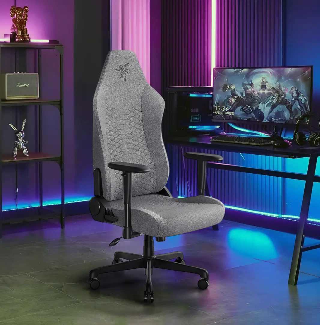 Fotoliu gaming Razer Iskur V2 X Fabric (Light Gray)