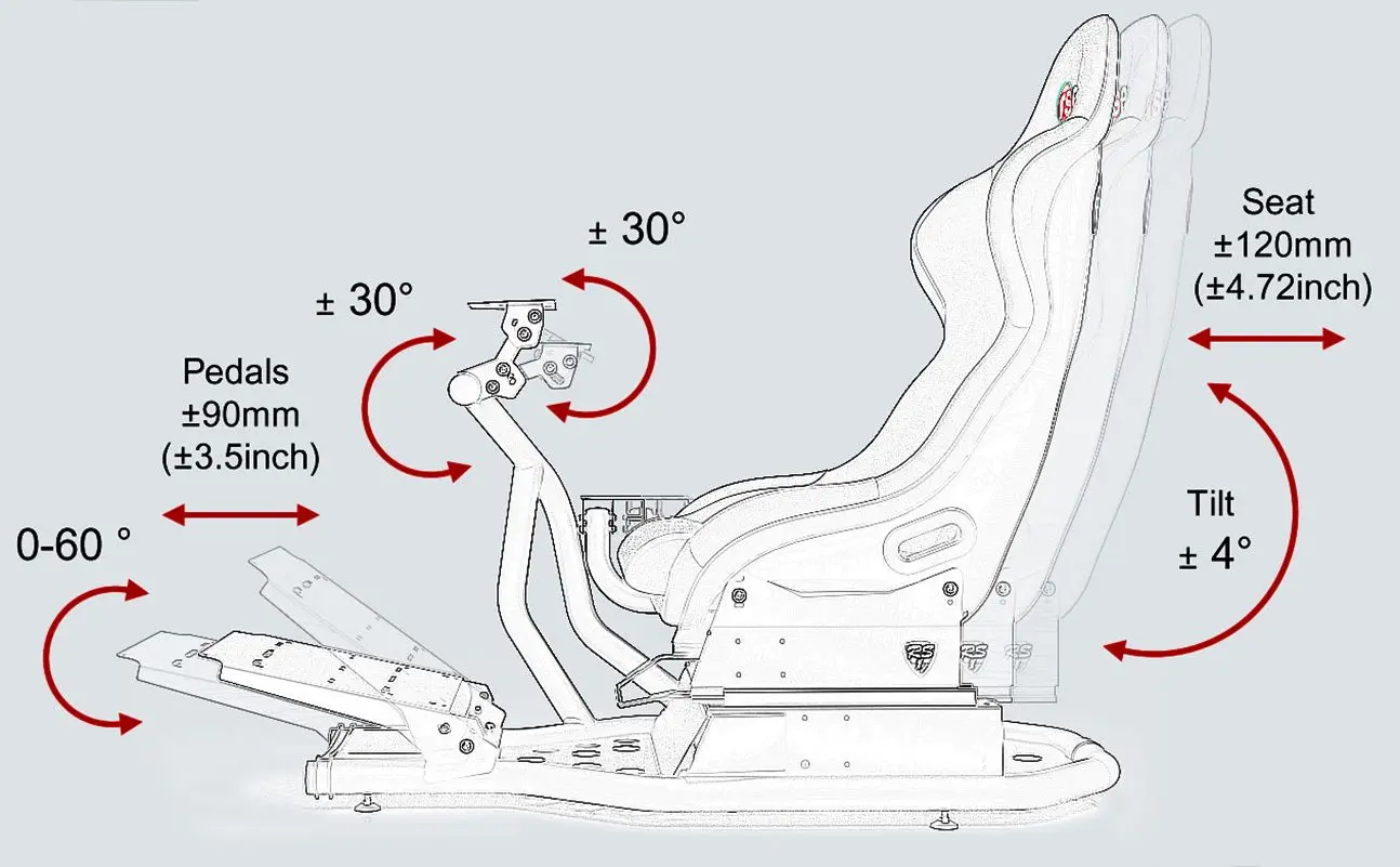 Fotoliu pentru jocuri RSeat RS1 (Black)