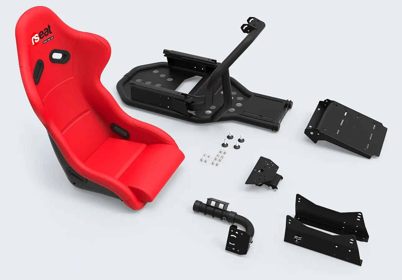 Fotoliu pentru jocuri RSeat RS1 (Red/Black)