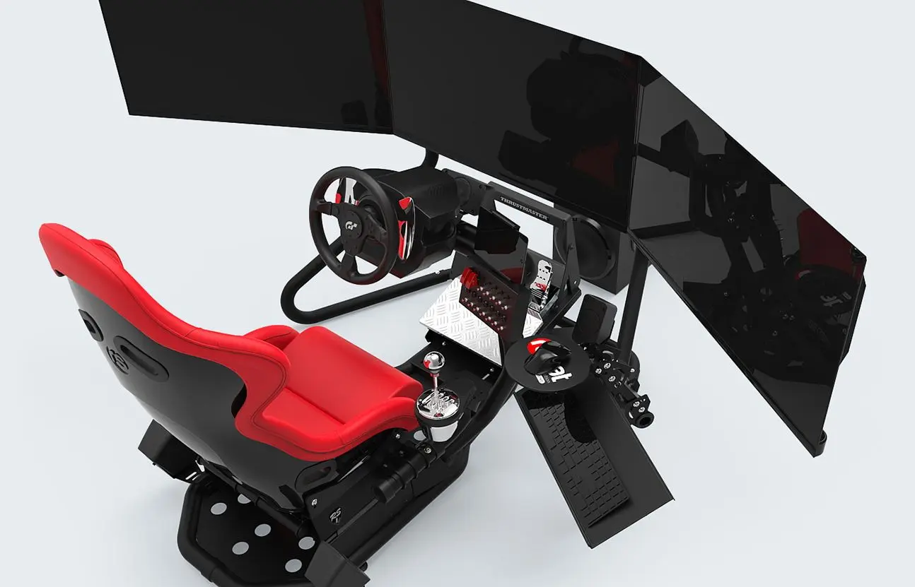 Fotoliu pentru jocuri RSeat RS1 (Red/Black)