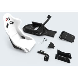 Fotoliu pentru jocuri RSeat RS1 (White/Black) Thumb