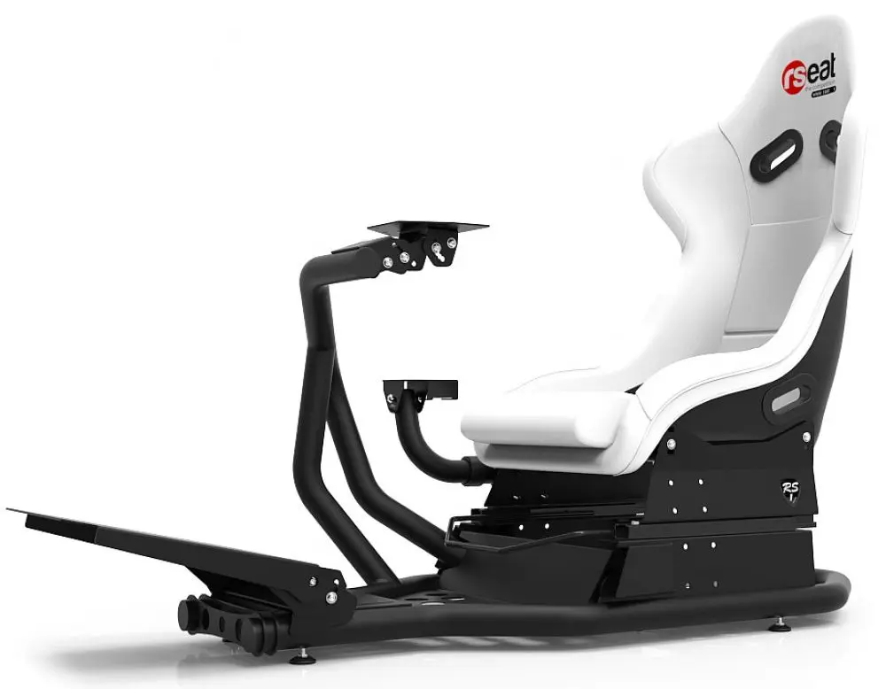 Fotoliu pentru jocuri RSeat RS1 (White/Black)