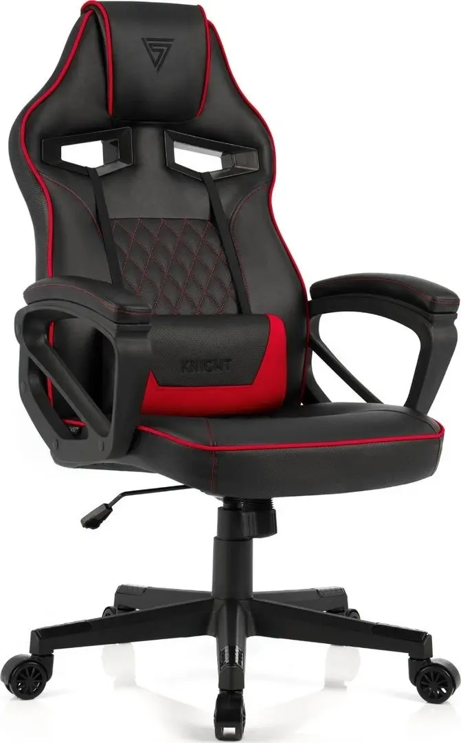 Fotoliu gaming Sense7 Knight Knight (Black/Red)