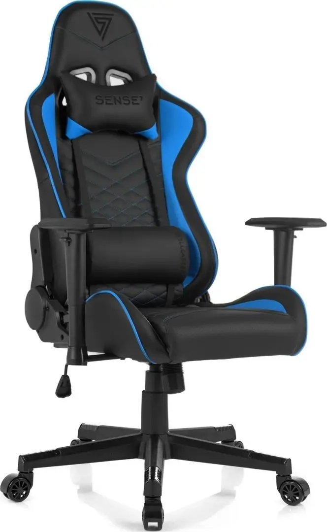 Fotoliu gaming Sense7 Spellcaster (Black/Blue)