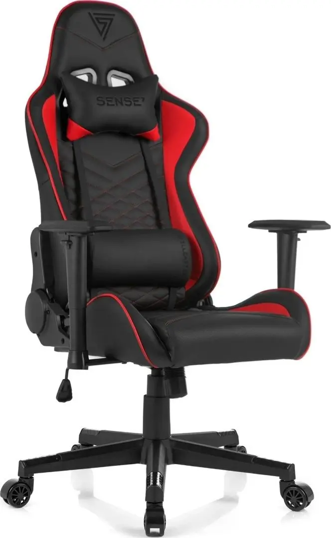 Fotoliu gaming Sense7 Spellcaster (Black/Red)