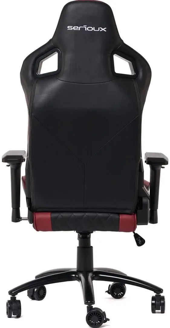Fotoliu gaming Serioux Theon (Black/Burgundy)