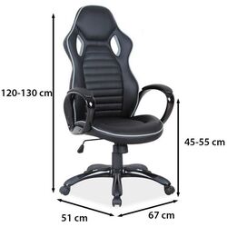 Геймерское кресло Signal Q-105 (Black/Red) Thumb