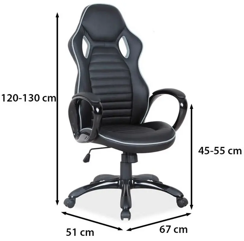 Геймерское кресло Signal Q-105 (Black/Red) - 2