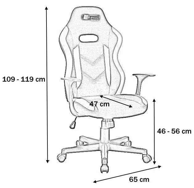 Геймерское кресло Signal Rapid (Red/Black) - 3