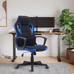 Fotoliu gaming Signal Dakar (Black/Blue)