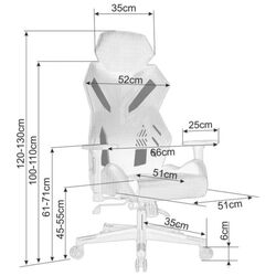 Fotoliu gaming Signal Revolt (Black/Red) Thumb