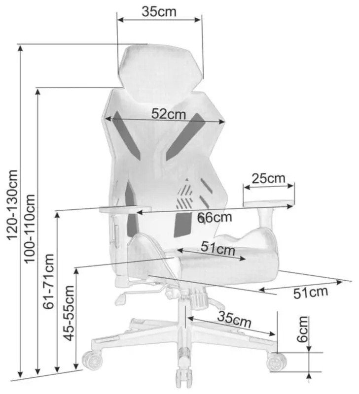 Fotoliu gaming Signal Revolt (Black/Red)