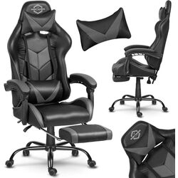 Fotoliu gaming Sofotel Cerber (Black/Gray) Thumb