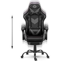 Fotoliu gaming Sofotel Cerber (Black/Gray) Thumb