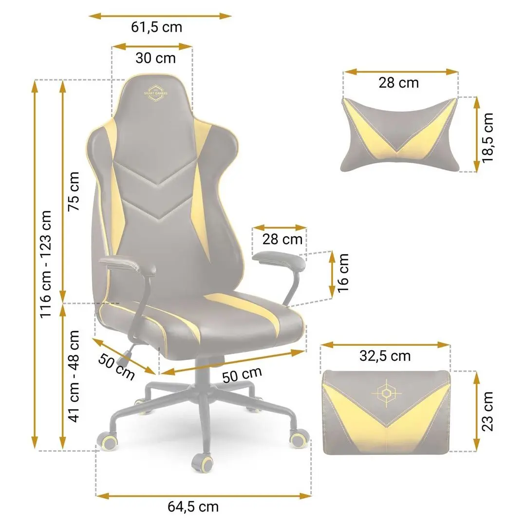 Fotoliu gaming Sofotel Blitzcrank (Black/Yellow)