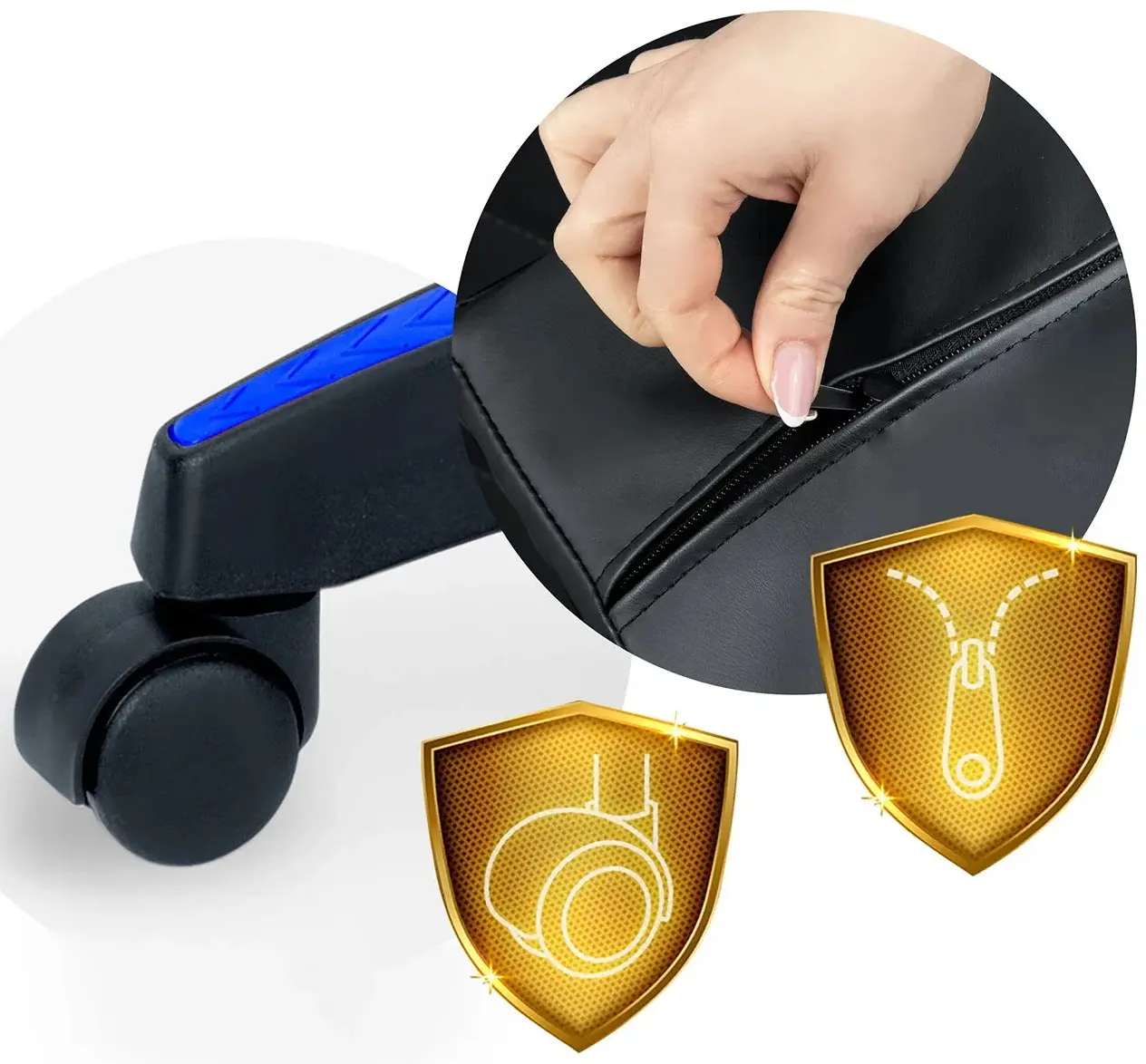 Игровое кресло Sofotel Draknor 242402 (Black/Blue) - 7