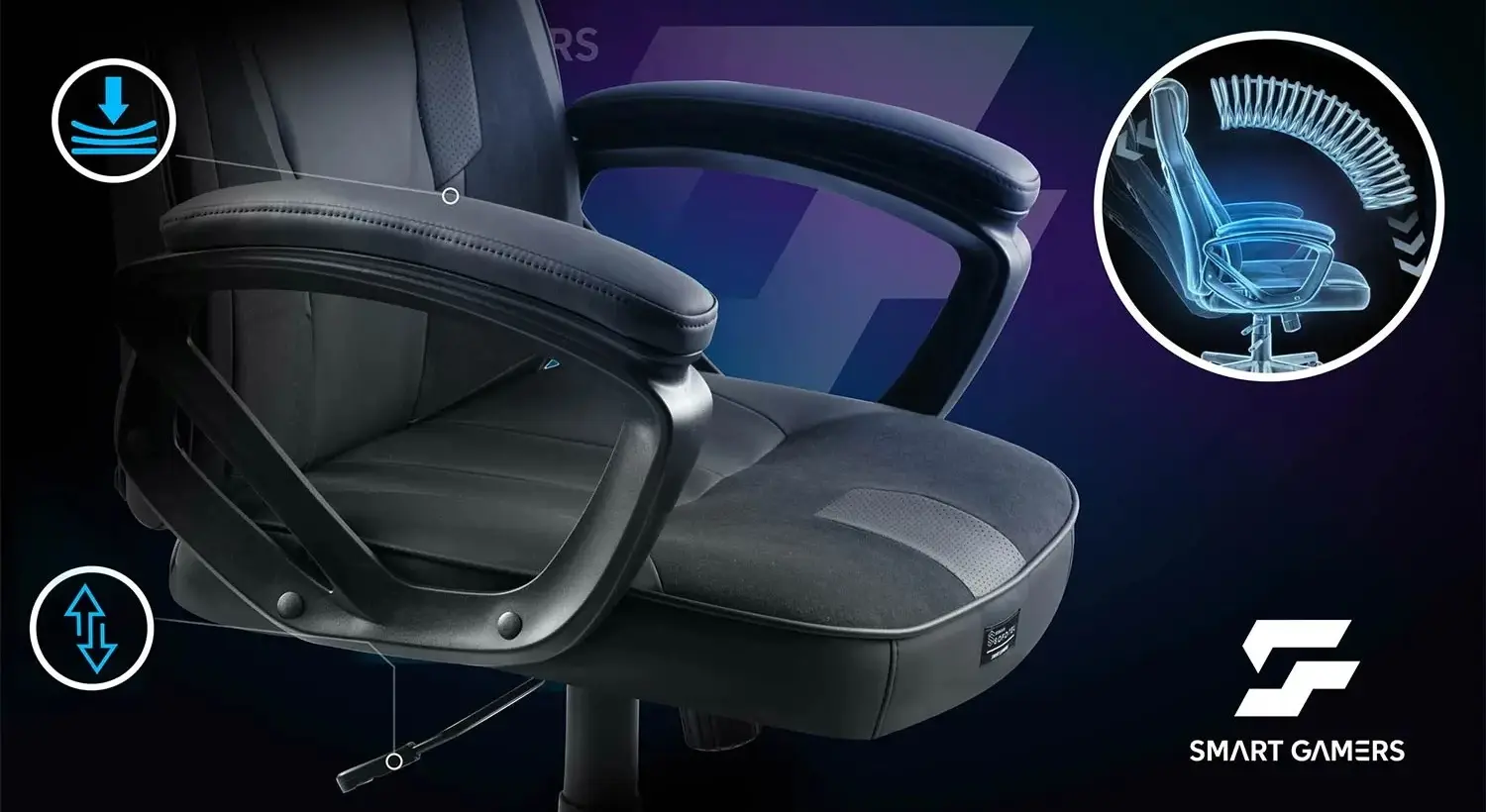 Fotoliu gaming Sofotel Furon 242800 (Black) - 15