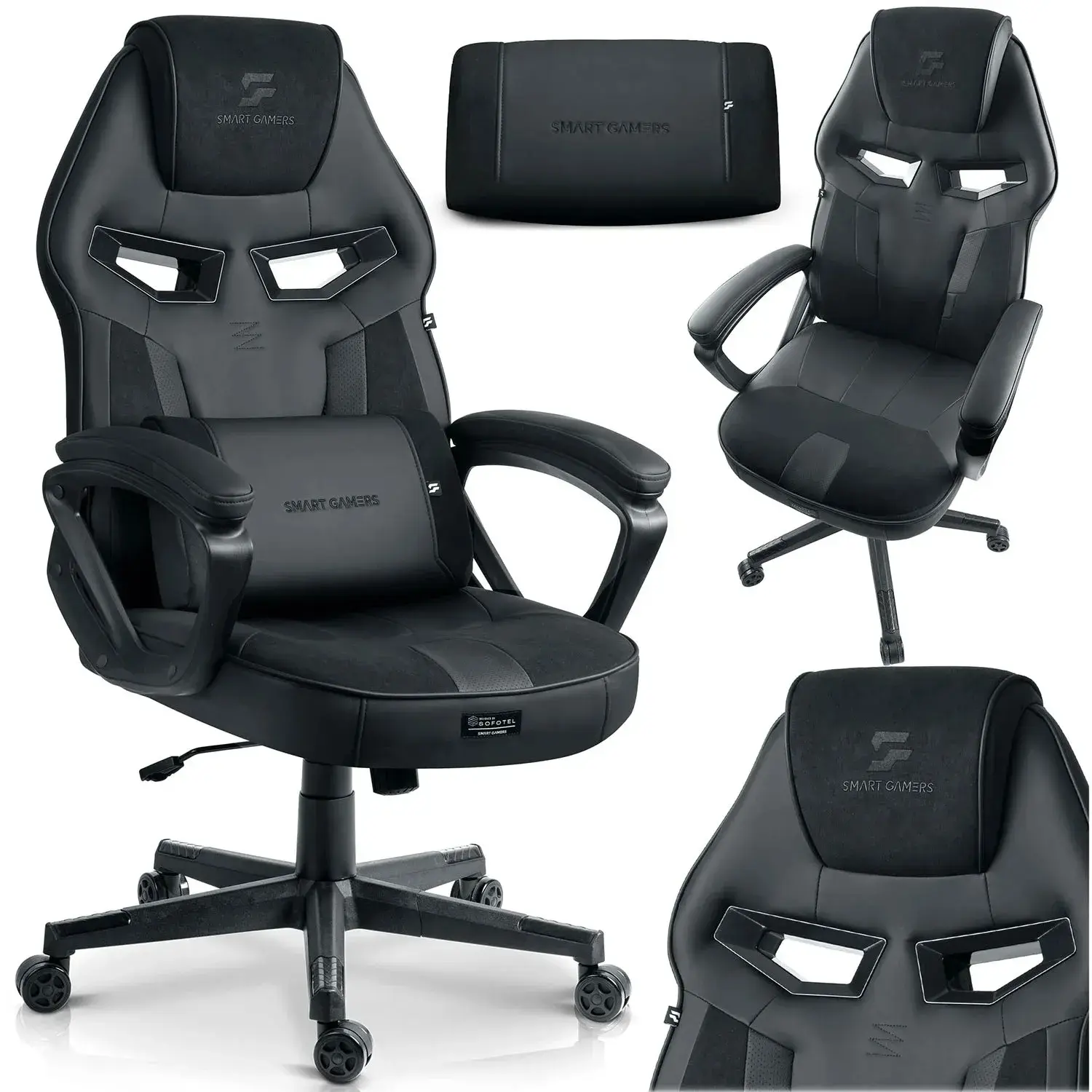 Fotoliu gaming Sofotel Furon 242801 (Black/Red) - 16