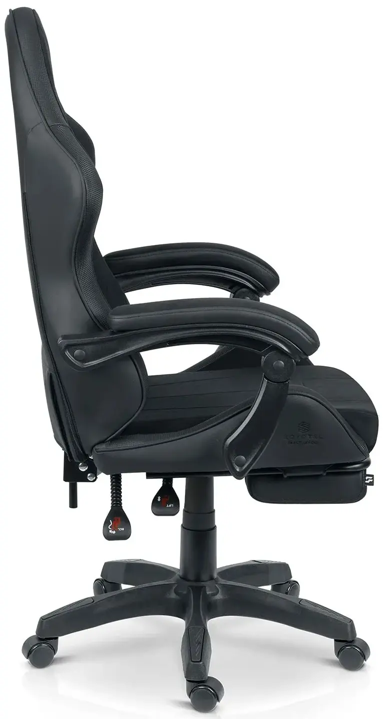 Fotoliu gaming Sofotel Lokar 242600 (Black) - 5