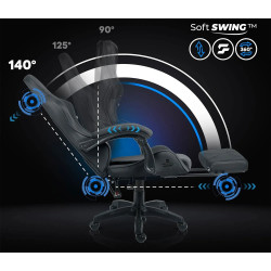 Fotoliu gaming Sofotel Lokar 242600 (Black) Thumb