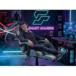 Fotoliu gaming Sofotel Lokar 242601 (Light Grey/Black) Thumb
