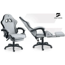 Fotoliu gaming Sofotel Lokar 242601 (Light Grey/Black) Thumb