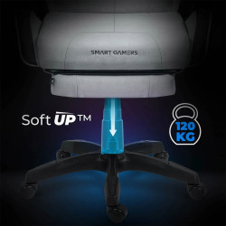 Fotoliu gaming Sofotel Lokar 242601 (Light Grey/Black) Thumb