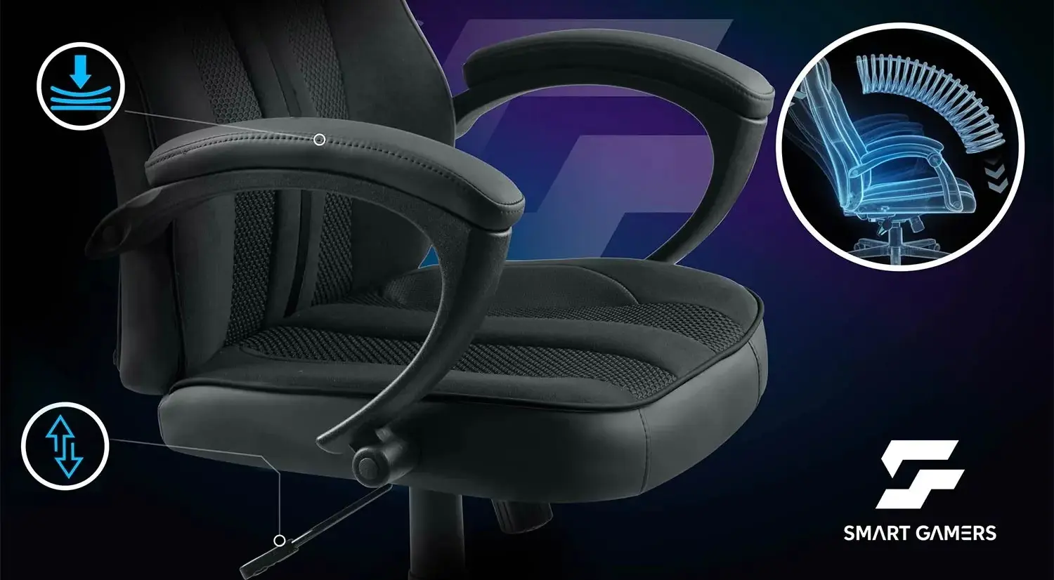 Fotoliu gaming Sofotel Master 242700 (Black) - 15