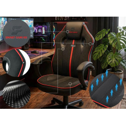 Игровое кресло Sofotel Master 242701 (Black/Red) Thumb
