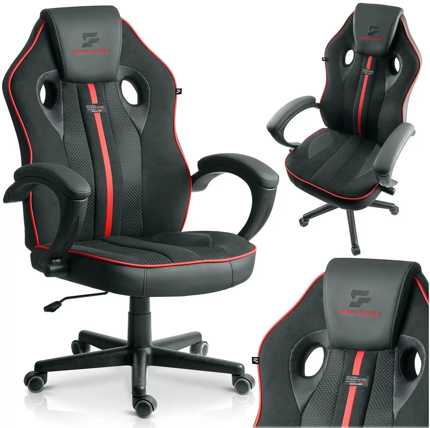Игровое кресло Sofotel Master 242701 (Black/Red) - 7