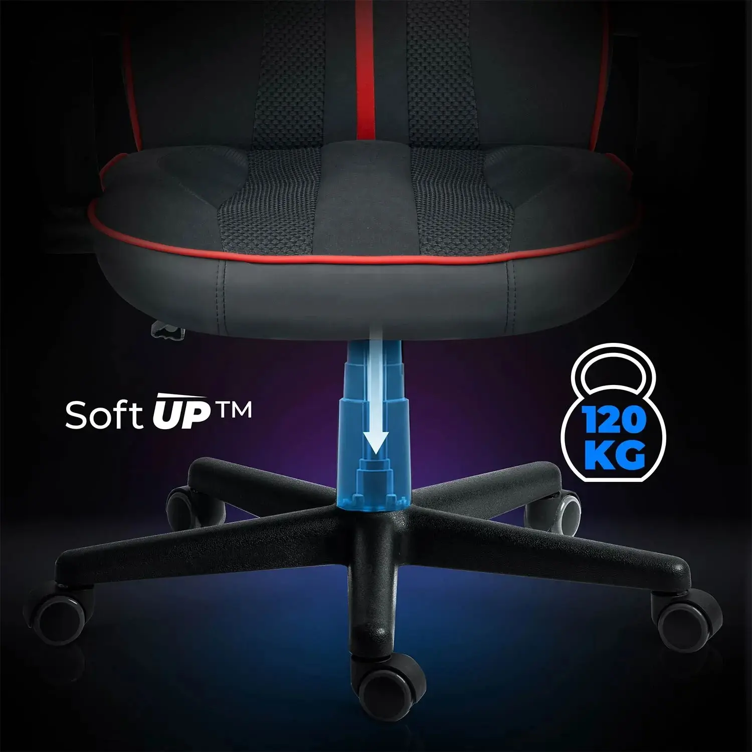 Игровое кресло Sofotel Master 242701 (Black/Red) - 10