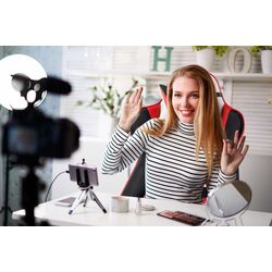 Игровое кресло Sofotel Miss Fortune 2593 (Black/White/Red) Thumb