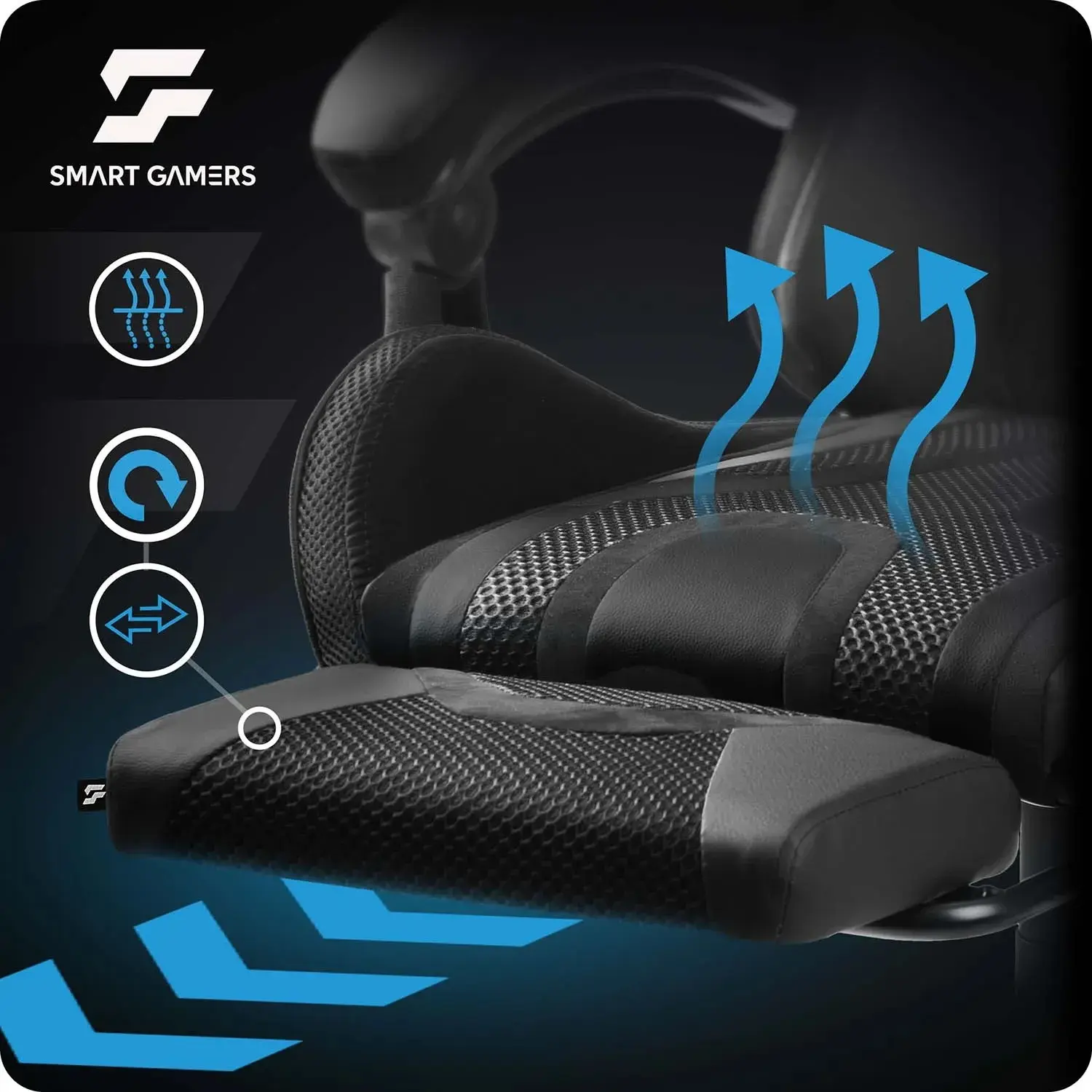 Игровое кресло Sofotel Specter 242900 (Black) - 10