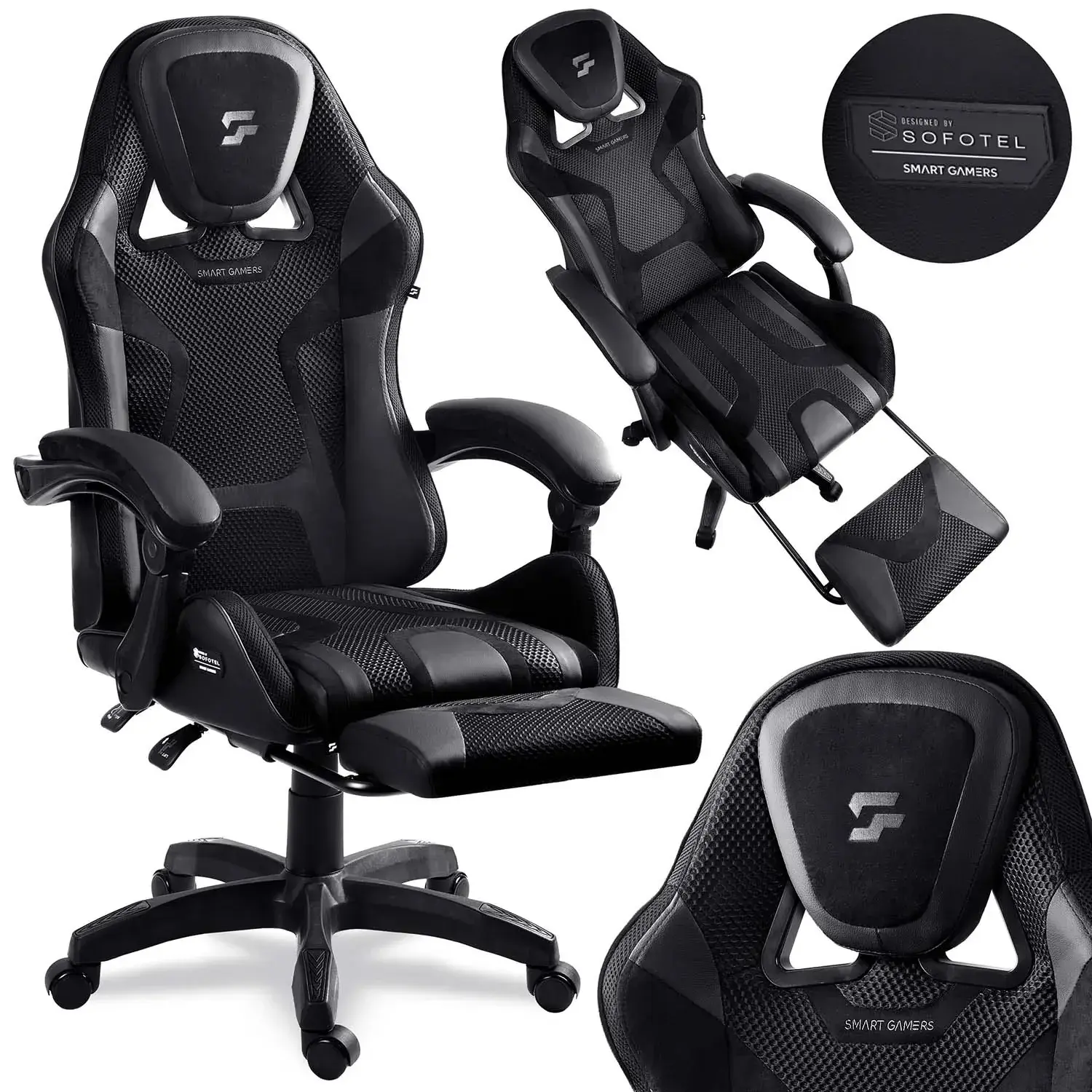 Игровое кресло Sofotel Specter 242900 (Black) - 16
