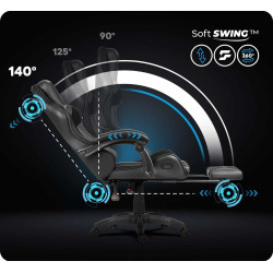 Игровое кресло Sofotel Specter 242900 (Black) Thumb