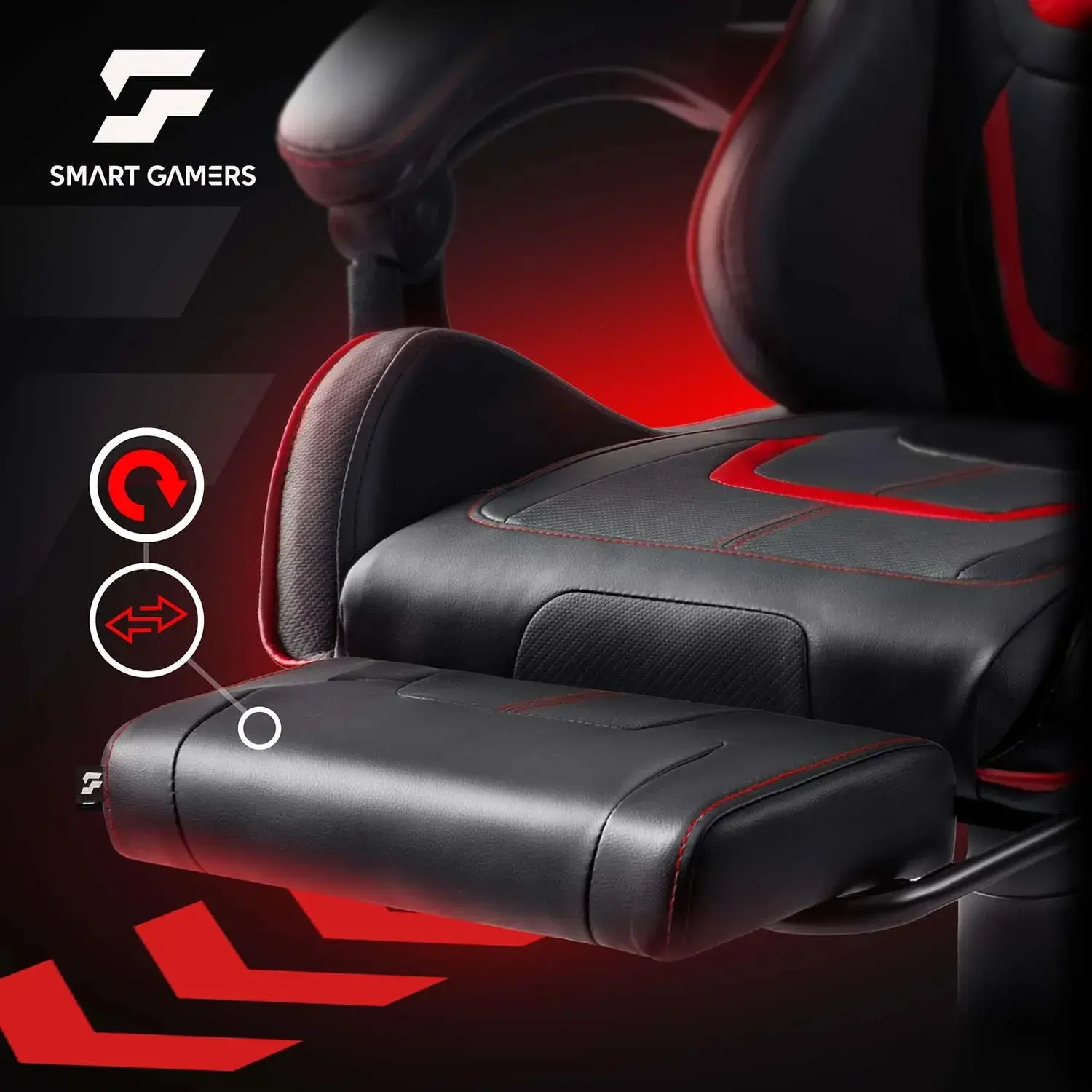 Игровое кресло Sofotel Specter 242901 (Black/Red) - 13