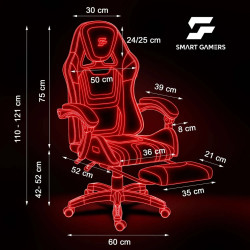 Игровое кресло Sofotel Specter 242901 (Black/Red) Thumb