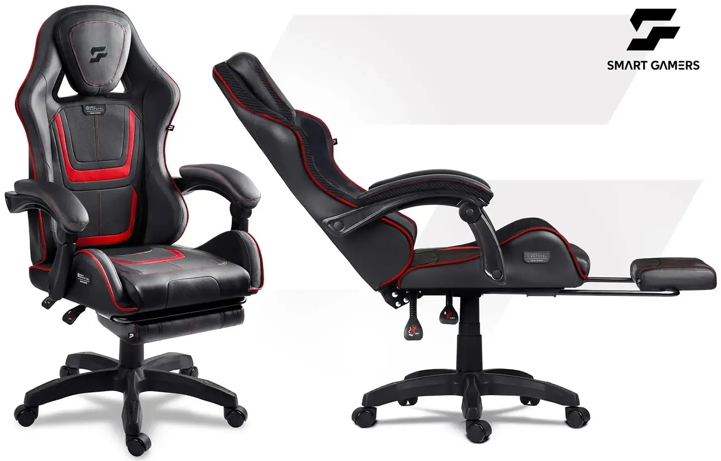 Игровое кресло Sofotel Specter 242901 (Black/Red) - 19