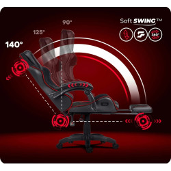 Игровое кресло Sofotel Specter 242901 (Black/Red) Thumb