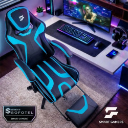 Fotoliu gming Sofotel Specter 242902 (Black/Light Blue) Thumb