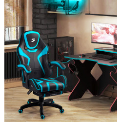 Fotoliu gming Sofotel Specter 242902 (Black/Light Blue)